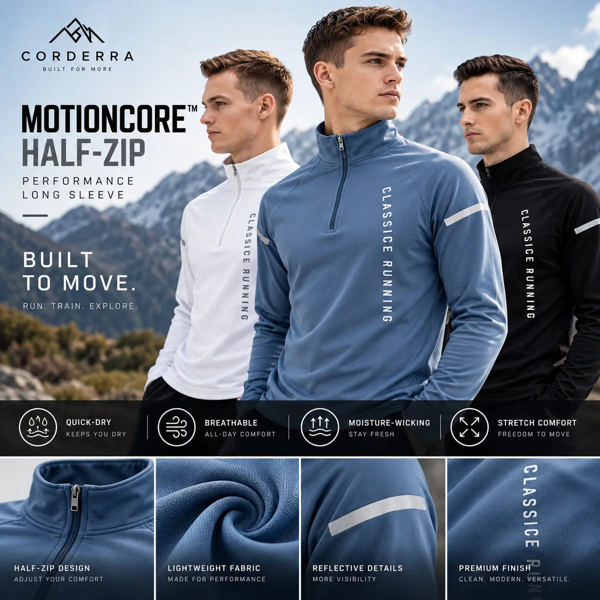 MotionCore™ Performance Half-Zip